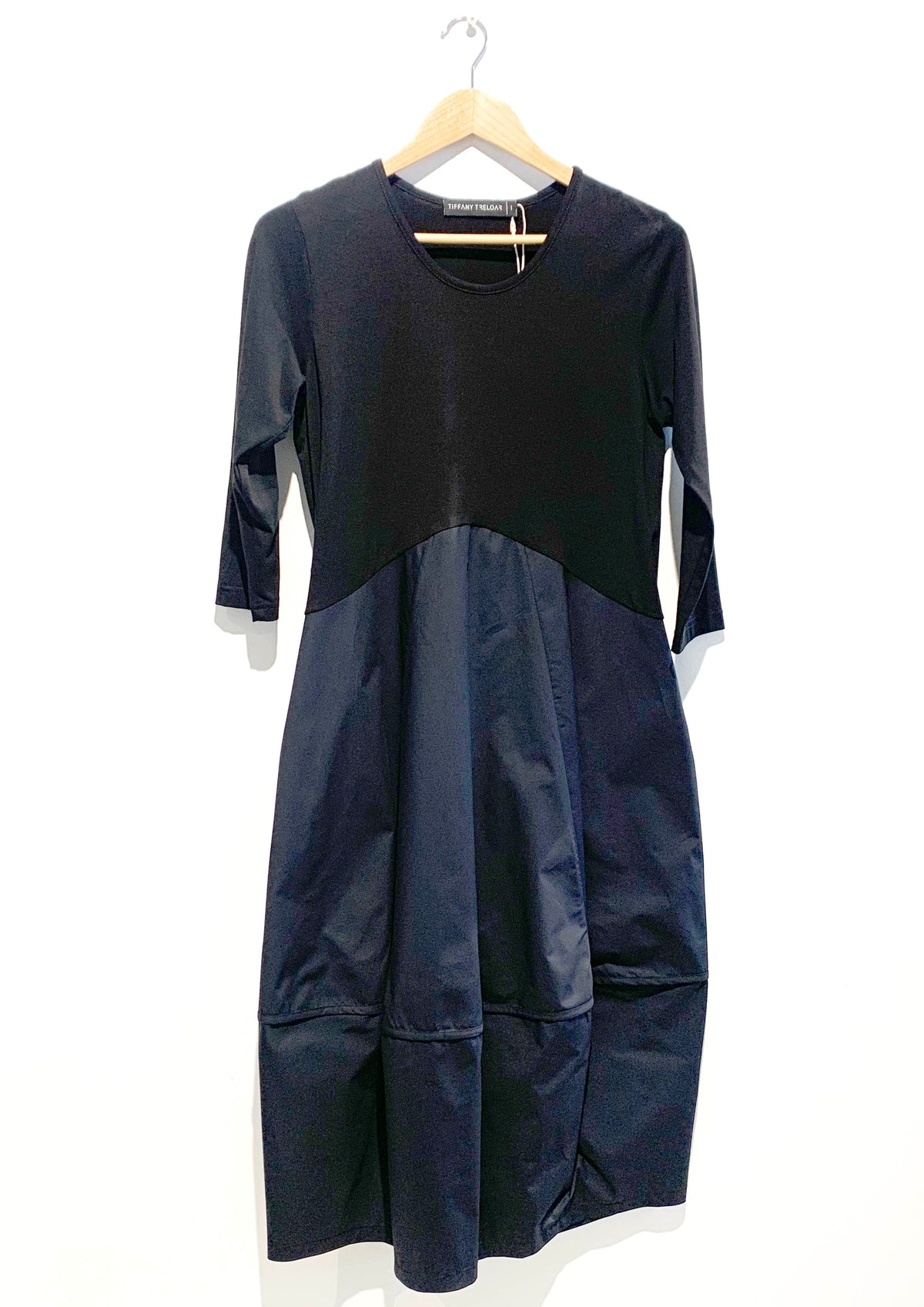 Archer Black Cotton Dress