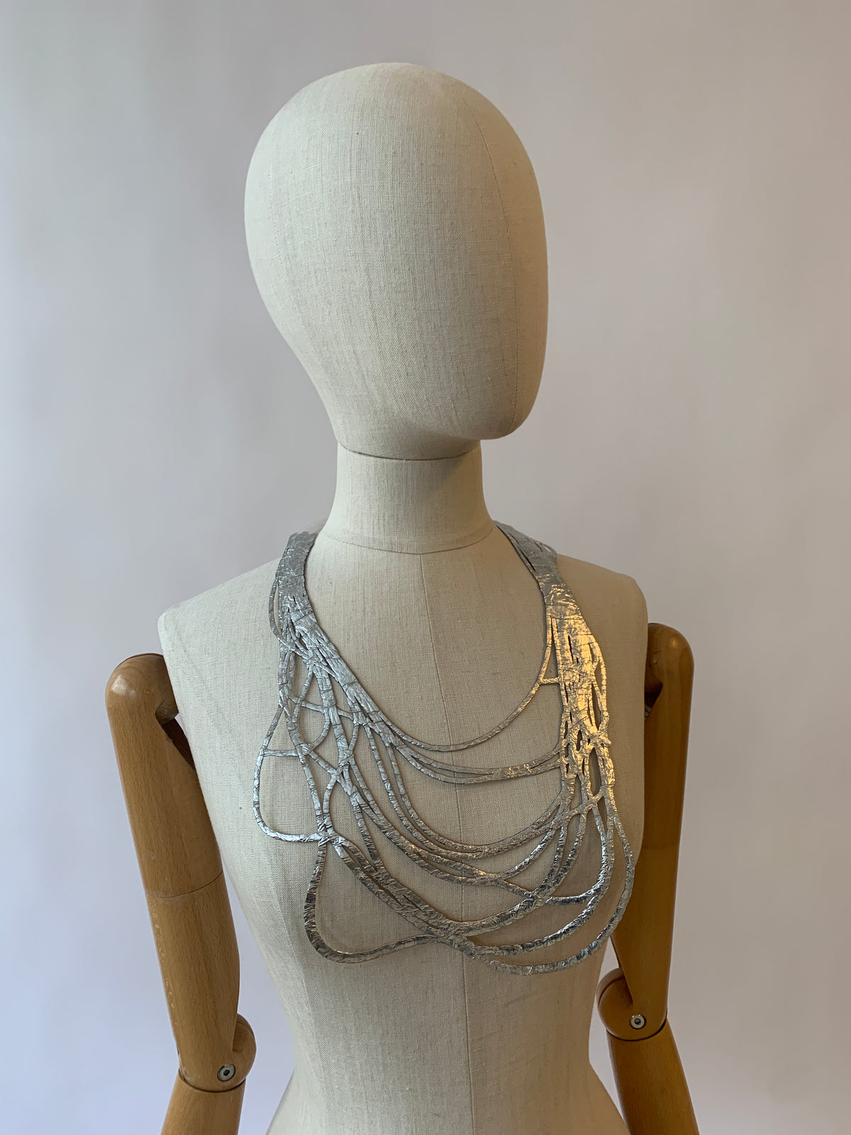 Gold/Silver Medium White Rubber