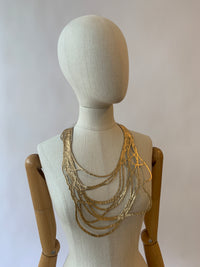 Gold/Silver Medium White Rubber