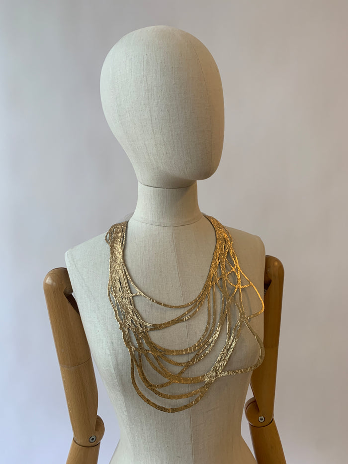 Gold/Silver Medium White Rubber