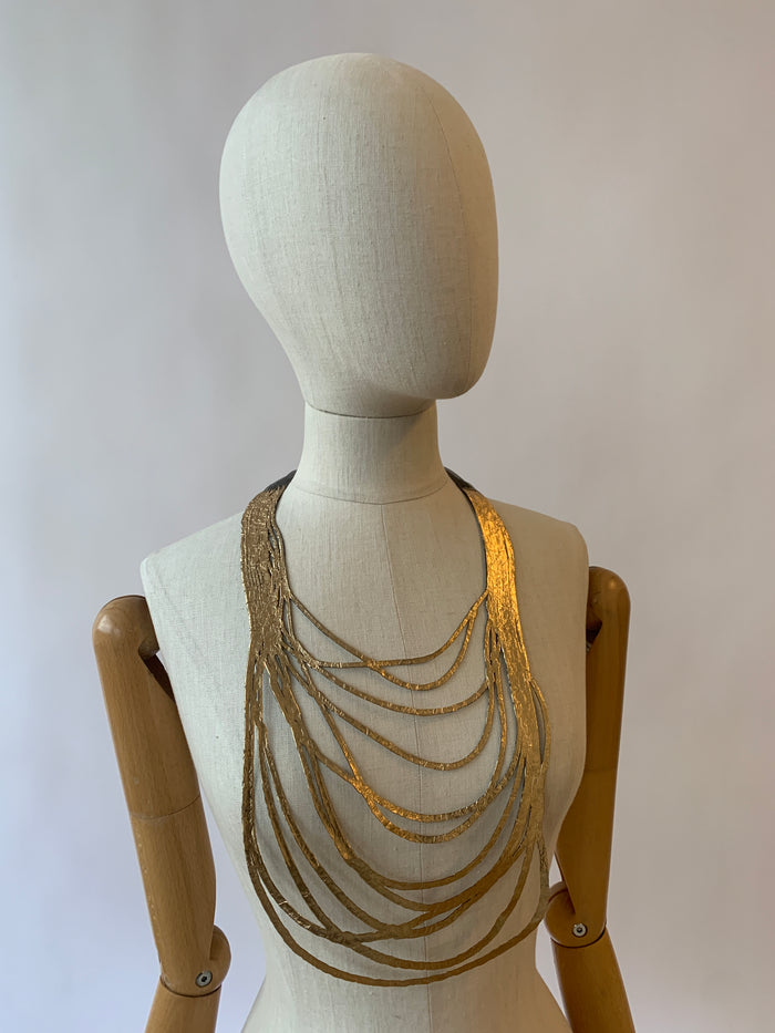 Silver/Gold Long Grey Rubber