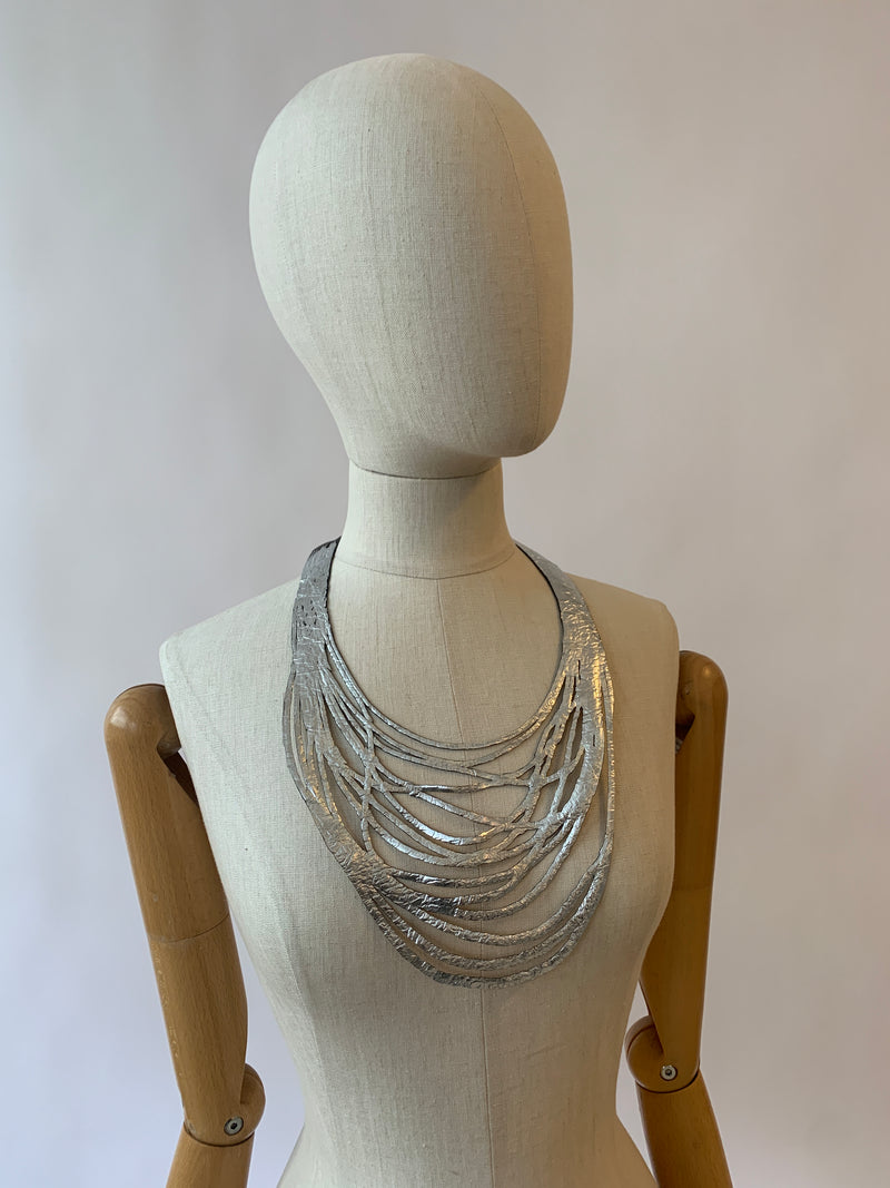 Silver/Gold Medium Grey Rubber