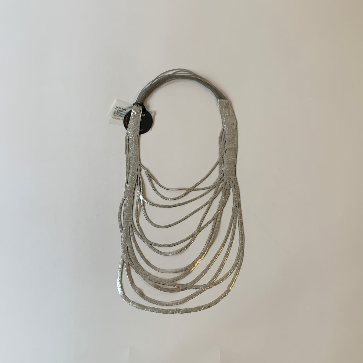 Silver/Gold Long Grey Rubber