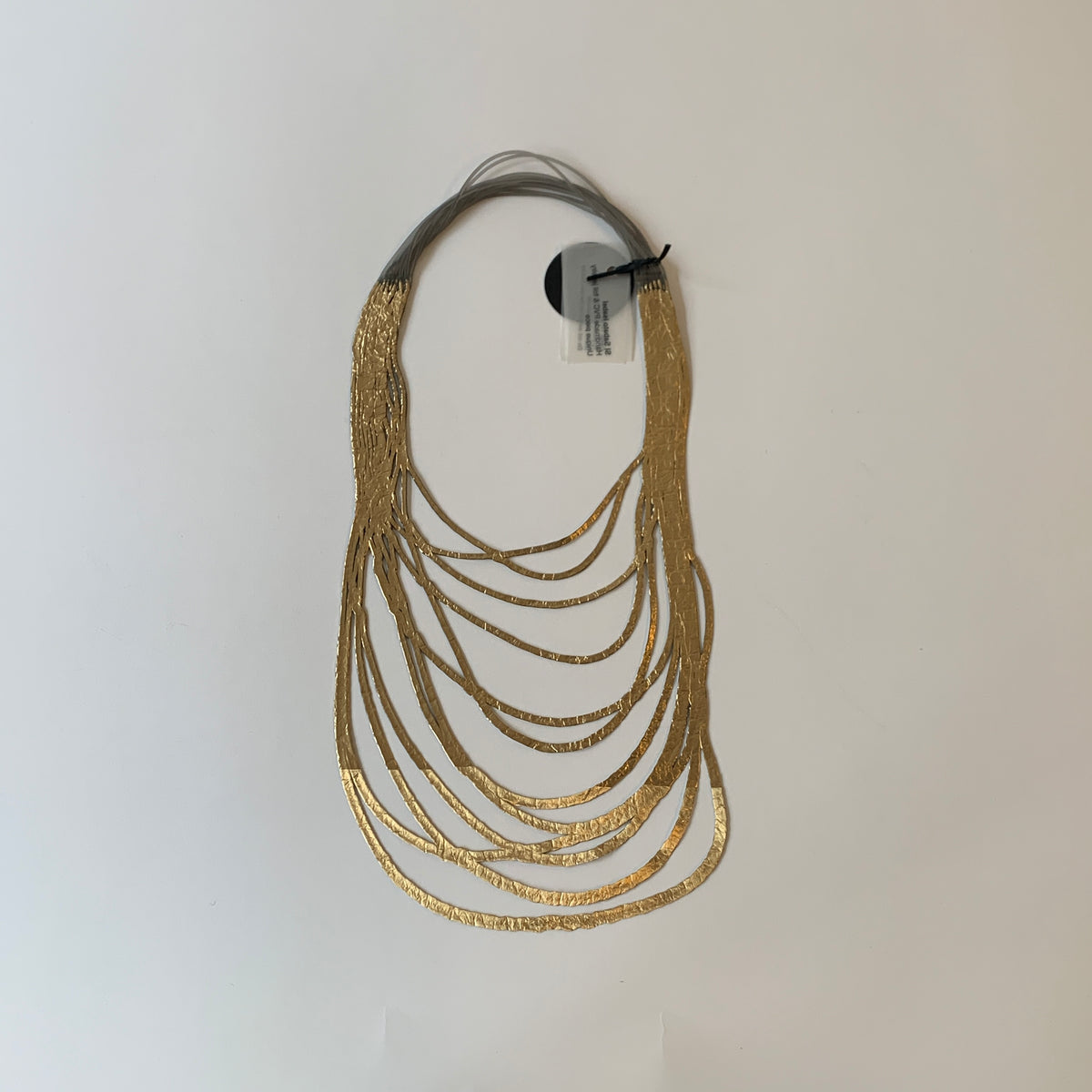 Silver/Gold Long Grey Rubber