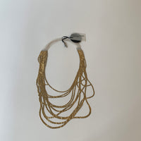 Gold/Silver Medium White Rubber