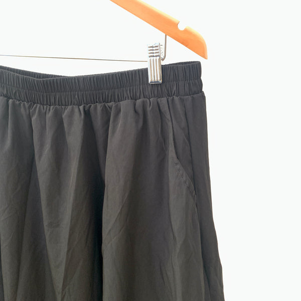 High Waist Pleated Casual Bubble Long Skirt