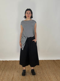Wide Paper Pant-Black
