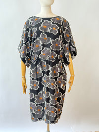 Jules Black Floral Dress