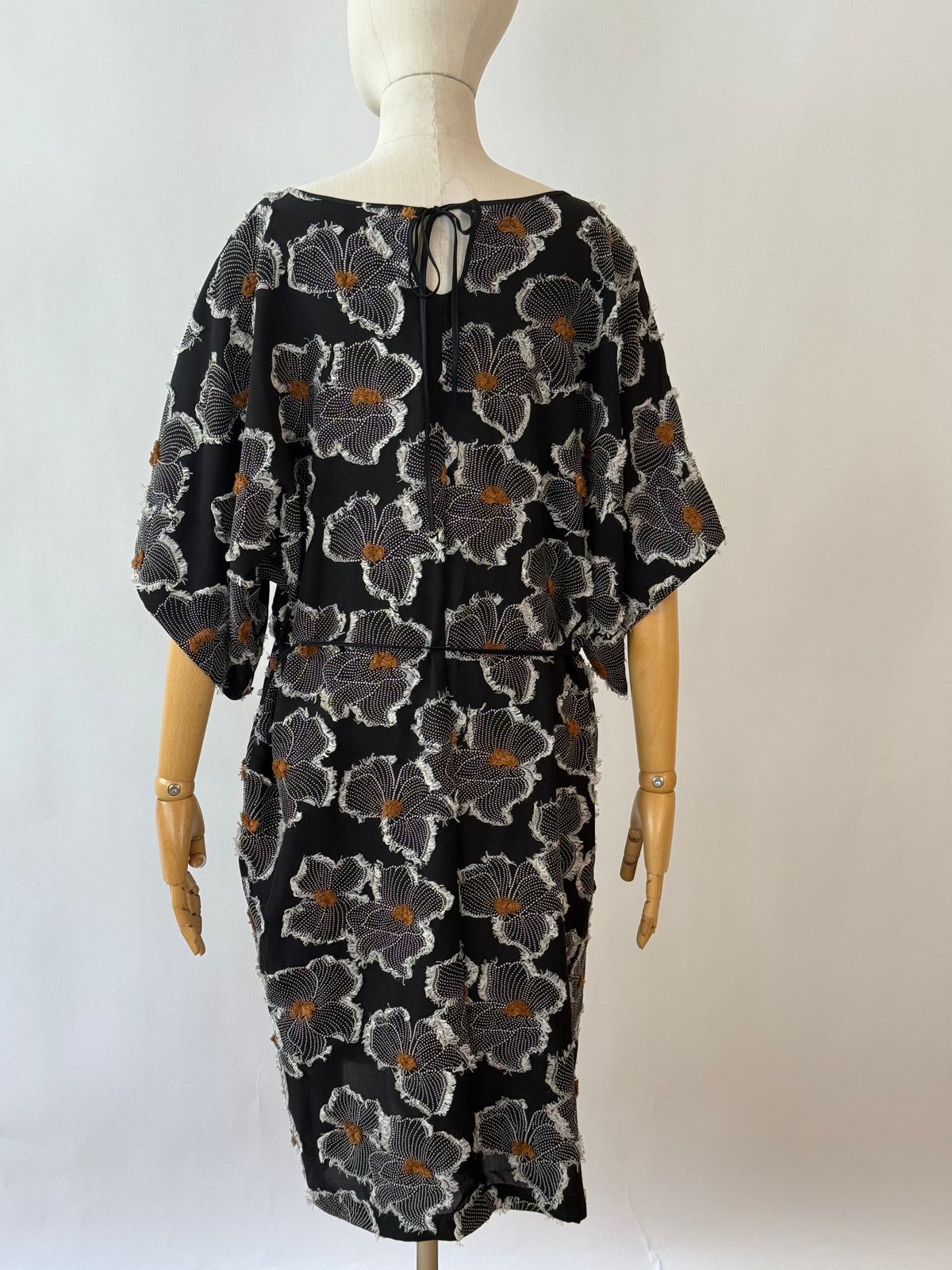 Jules Black Floral Dress