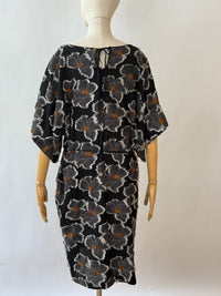 Jules Black Floral Dress