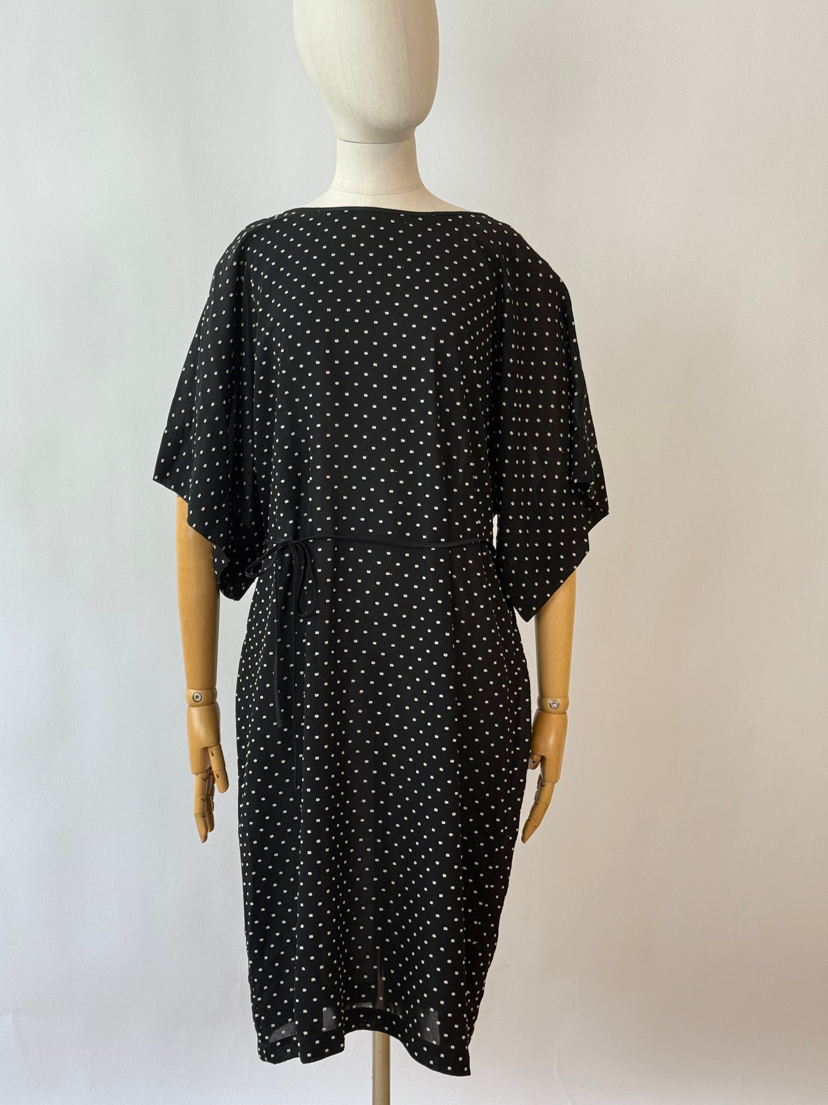 Jules Dot Black Dress
