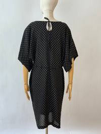 Jules Dot Black Dress