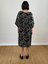 Jules Black Floral Dress