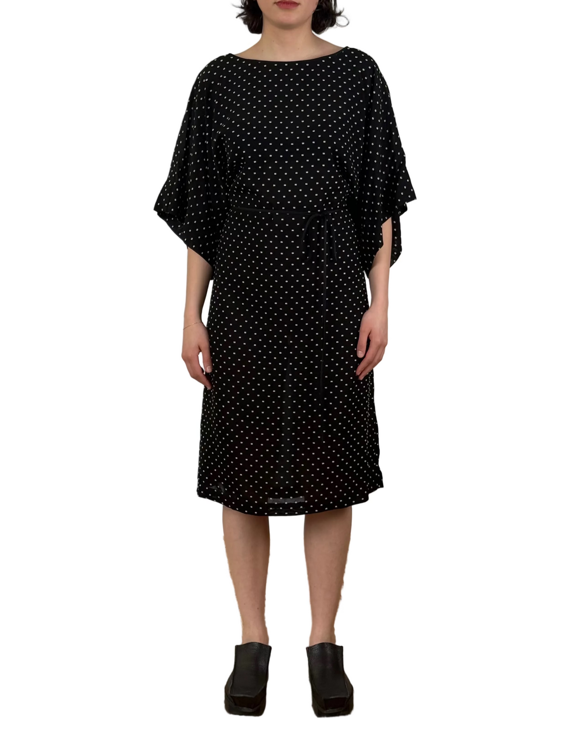 Jules Dot Black Dress