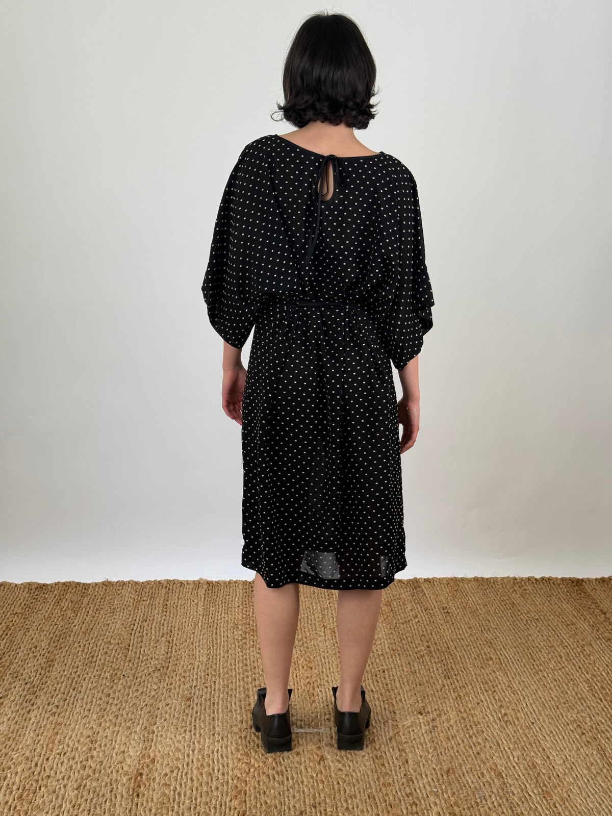 Jules Dot Black Dress