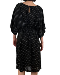 Jules Dot Black Dress