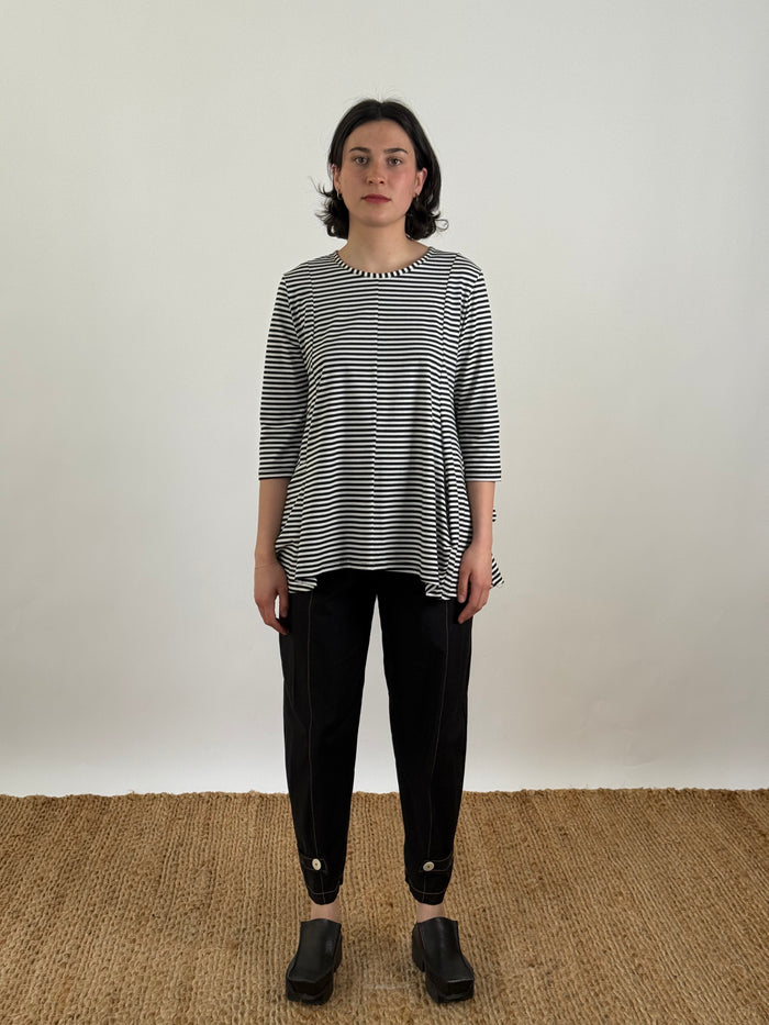 Jesse Stripe 3/4 Sleeve Tunic