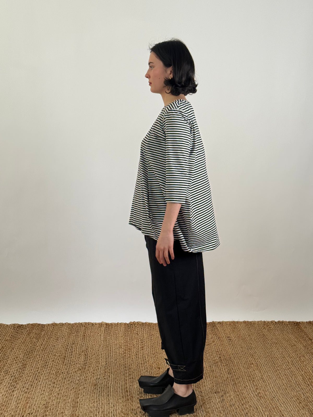 Jesse Stripe 3/4 Sleeve Tunic