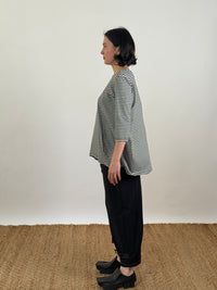 Jesse Stripe 3/4 Sleeve Tunic