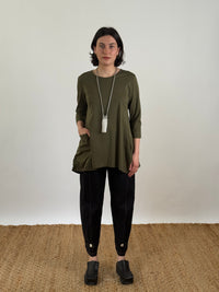 Jesse Caper 3/4 Sleeve Tunic