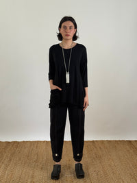 Linear drop Necklace, Stainless/Silver