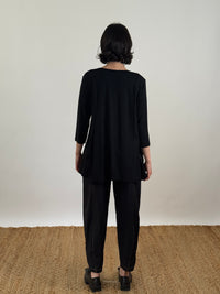Jesse Black 3/4 Sleeve Tunic
