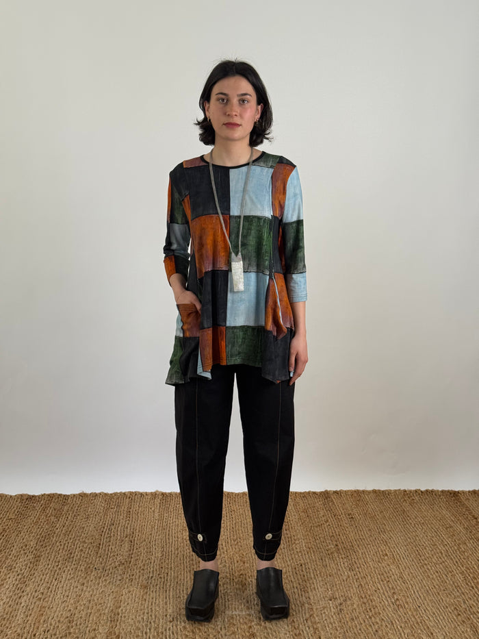Jesse Tiles 3/4 Sleeve Tunic
