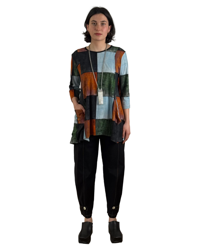 Jesse Tiles 3/4 Sleeve Tunic