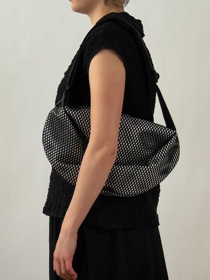 Bean Bag - Black Net White