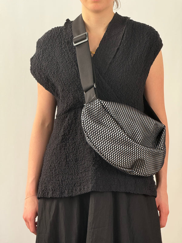 Bean Bag - Black Net White