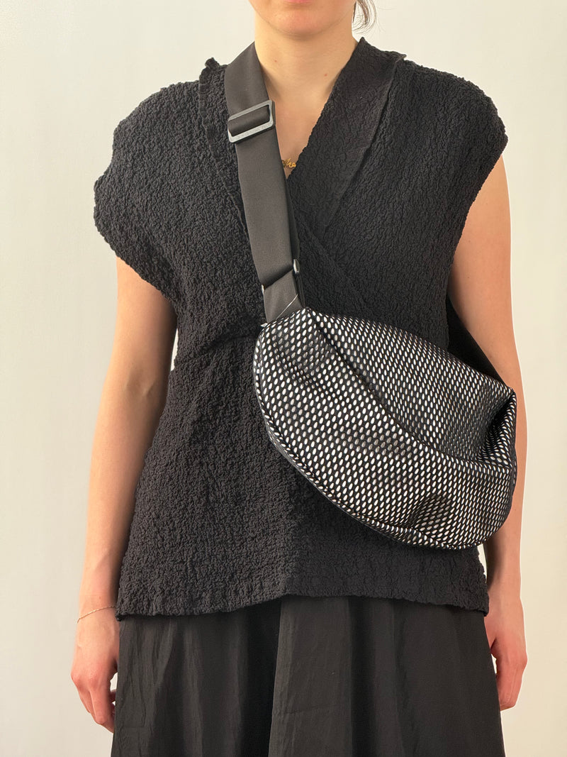 Bean Bag - Black Net White