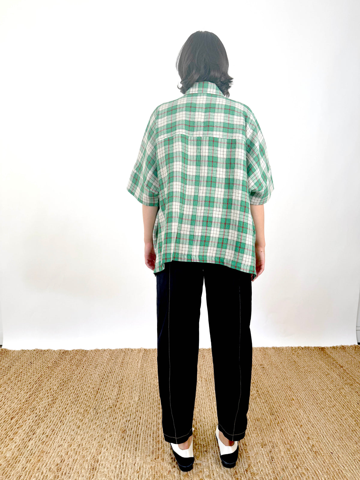 Marlon Green Check Shirt