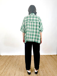 Marlon Green Check Shirt