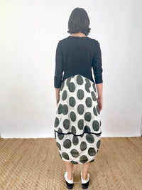 Archer Khaki Spot Dress