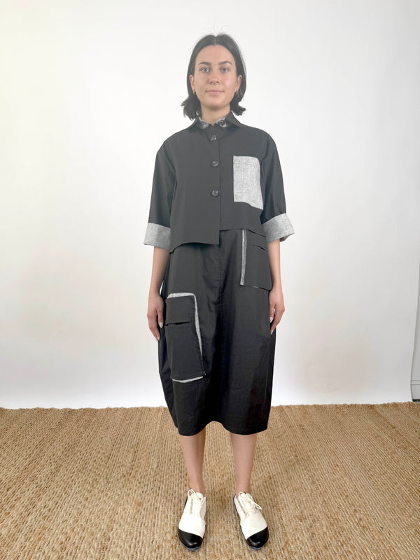 Letterbop Shadow Dress