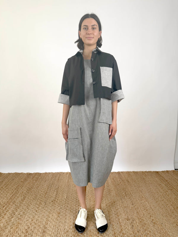 Letterbop Olive Dress