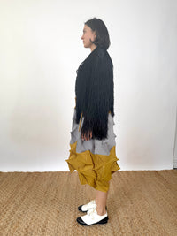 Hand Tied Silk Fringe Jacket