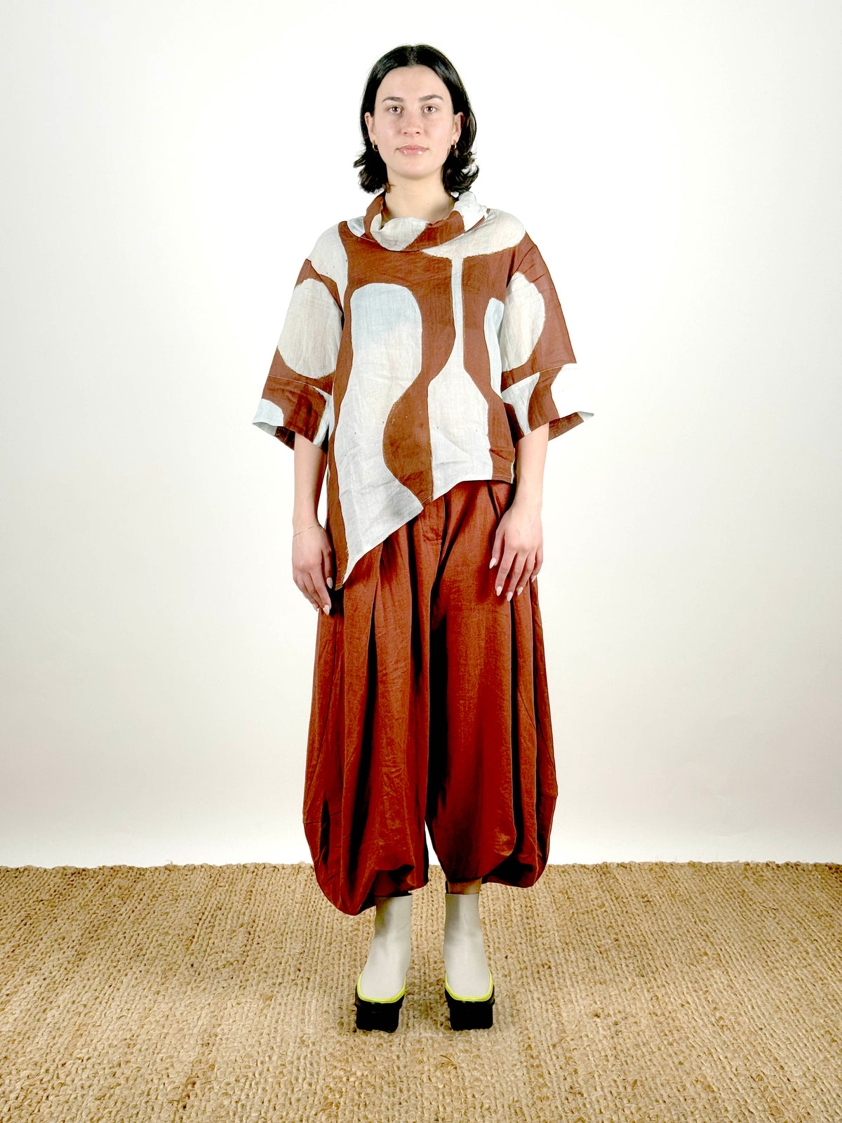 Sumika Copper Neck Top