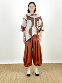 Kaya Copper Tie Pants