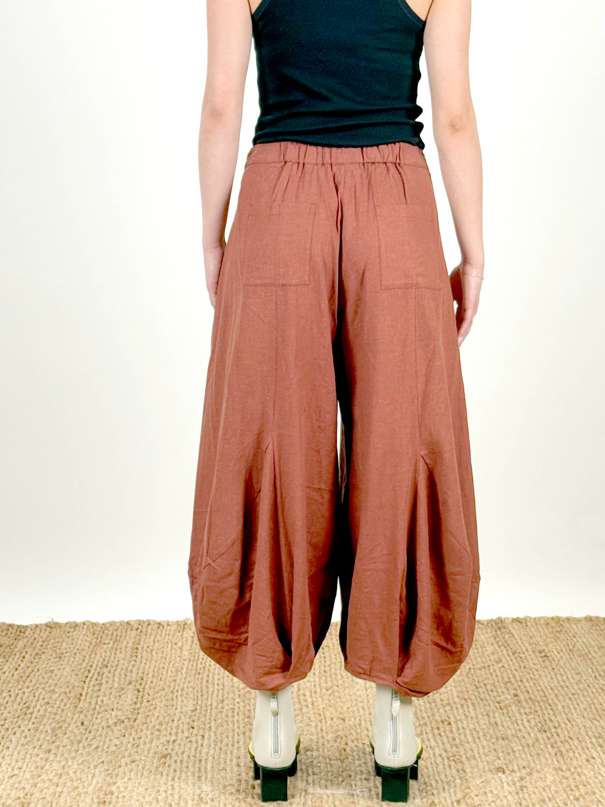 Kaya Copper Tie Pants
