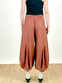 Kaya Copper Tie Pants