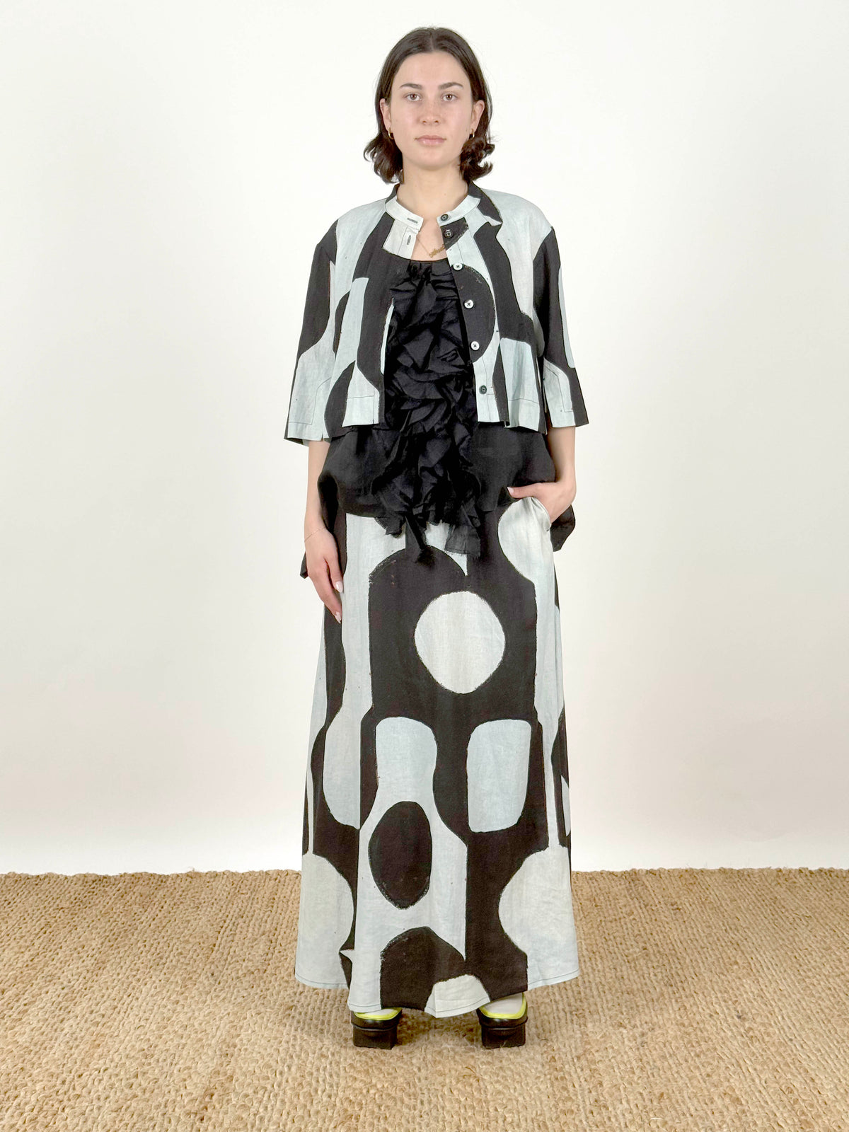 Kakure Black Short Jacket