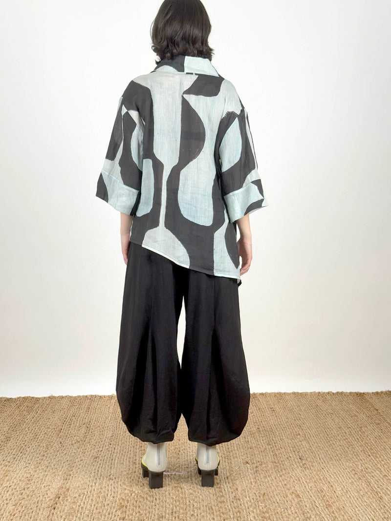 Kaya Black Tie Pants