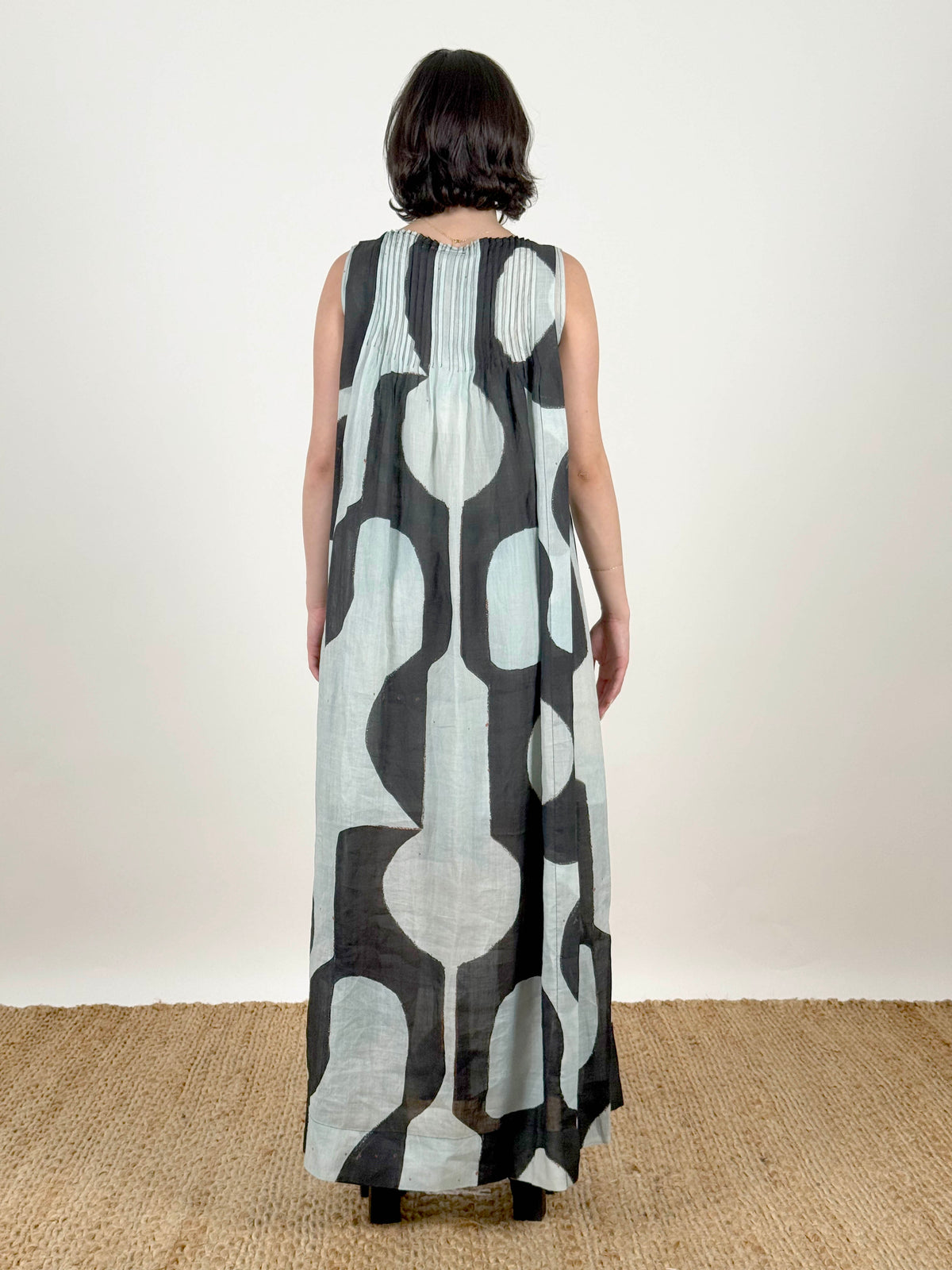 Sumika Black Pin Dress