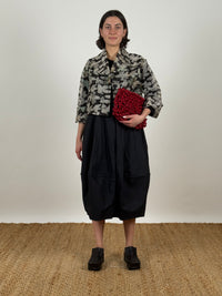 Isla Black & White Canopy Jacket