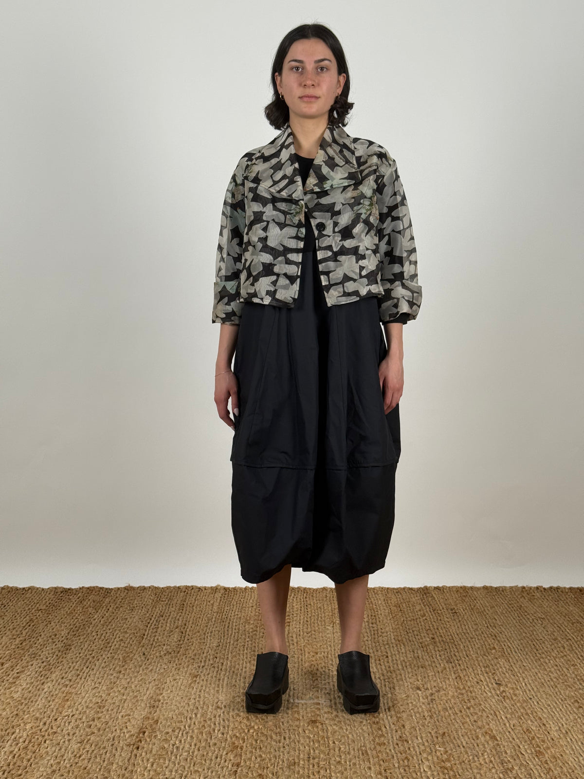 Isla Black & White Canopy Jacket