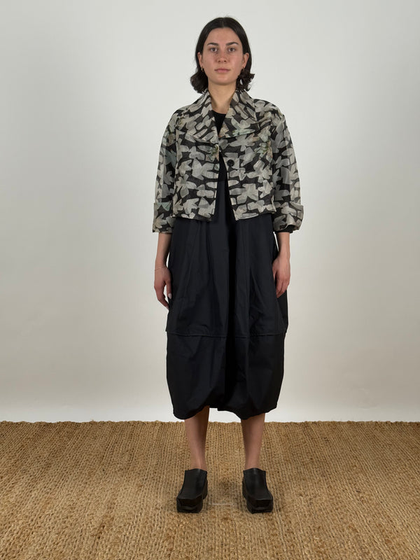 Isla Black & White Canopy Jacket