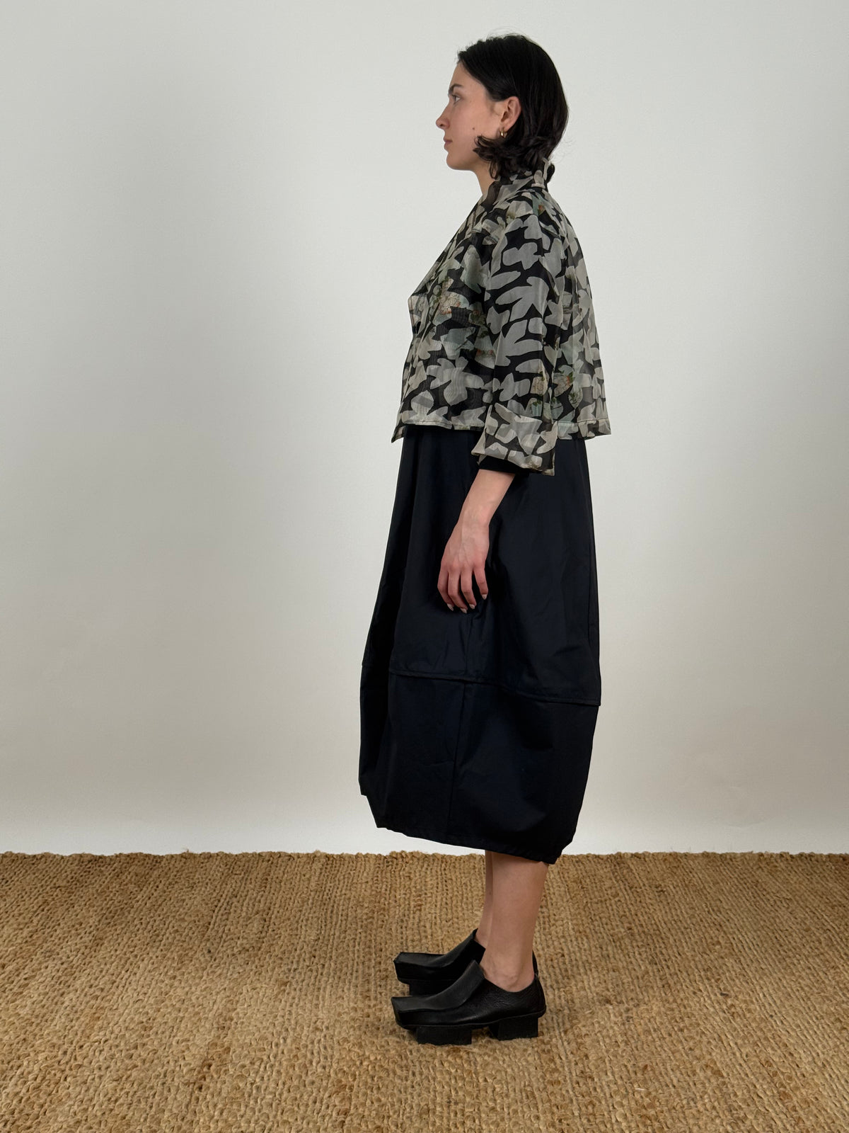 Isla Black & White Canopy Jacket