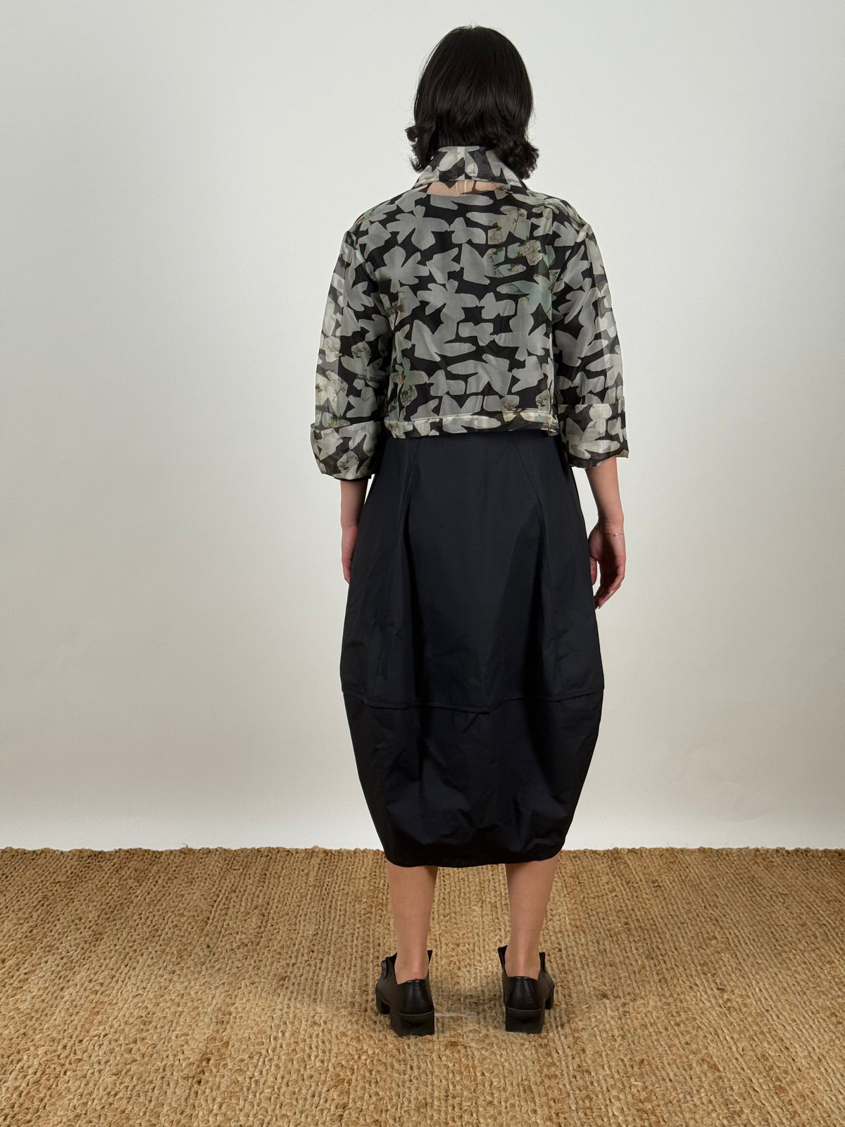 Isla Black & White Canopy Jacket