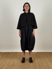 Shacket Misool Black Stitched